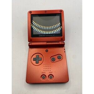 Nintendo GameBoy Advance SP Red AGS-001 Handheld W Charger GBA SP retro Console